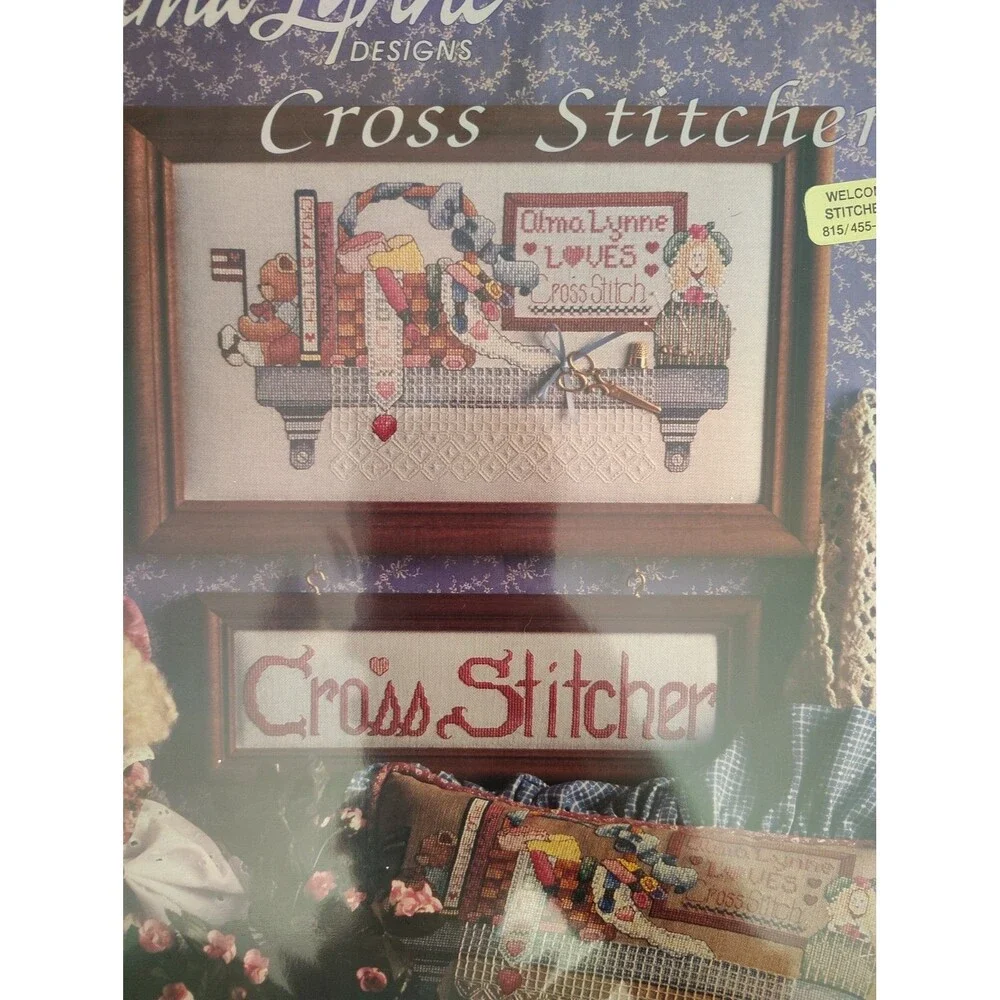 Alma Lynne Cross Stitcher Pattern Leaflet ALX-113 Vintage 1993 Country Sewing